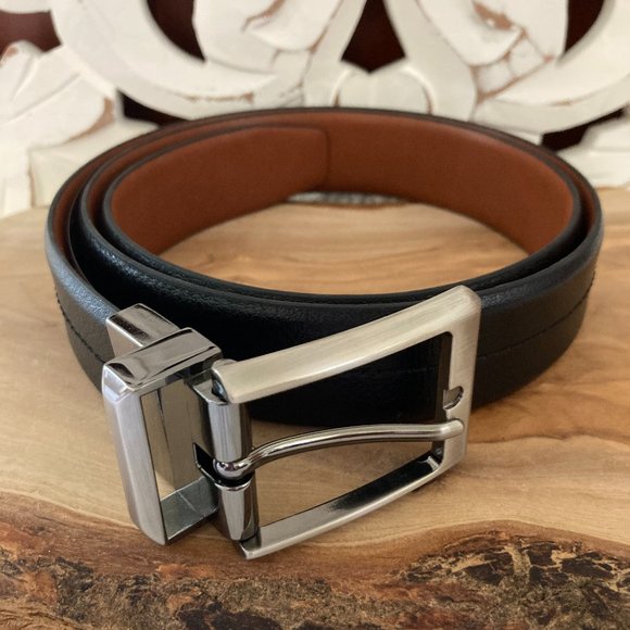 boconi reversible leather belt